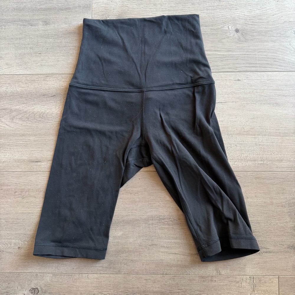 lululemon athletica Black High-Waist Bike Shorts